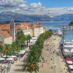 horvátország trogir tengerpart