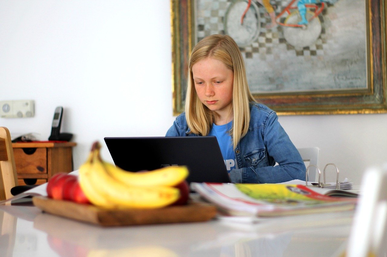 online oktatás gyermek tanulás