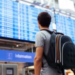 repülőtér csomag utas uatzó