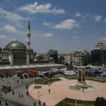 A Taksim téri mecset megnyitója