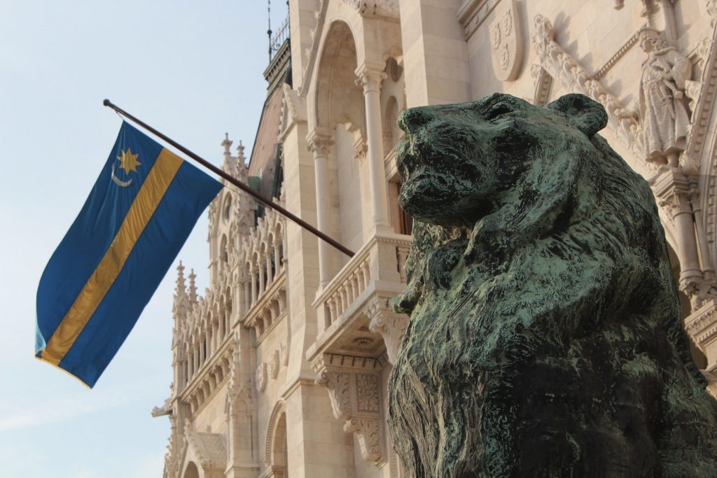 székely zászló oroszlán parlament