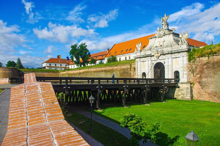 A kaput fedező védmű Gyulafehérváron