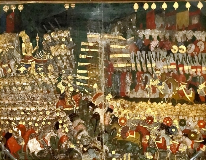 A mohácsi csata egy török miniatúrán (Wikipédia)