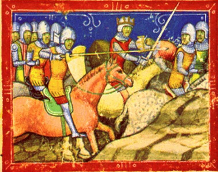 IV. Béla és II. Ottokár harca a Képes Krónikában (Wikipédia)