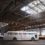 Bemutatták a restaurált Ikarus 66-os autóbuszt