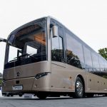 Bemutatták az Inter Traction Electrics Kft. új távolsági autóbuszát Debrecenben