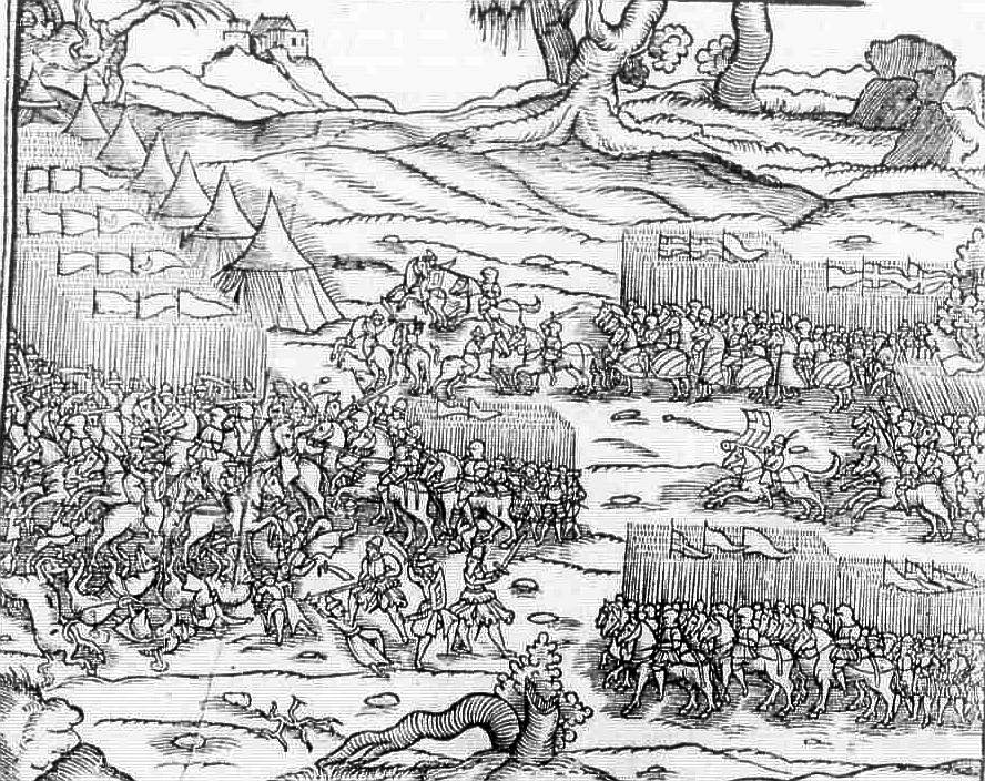 A várnai csata egy lengyel krónikából (Wikipédia)