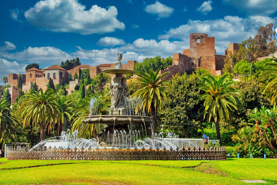 Alcazaba fountain Málaga