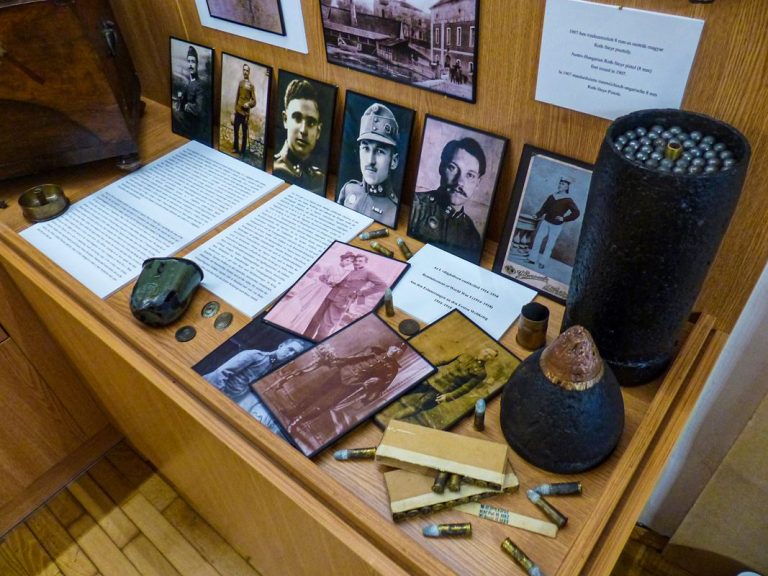 Városi múzeum kiállítása a Nagy Háború centenáriumán