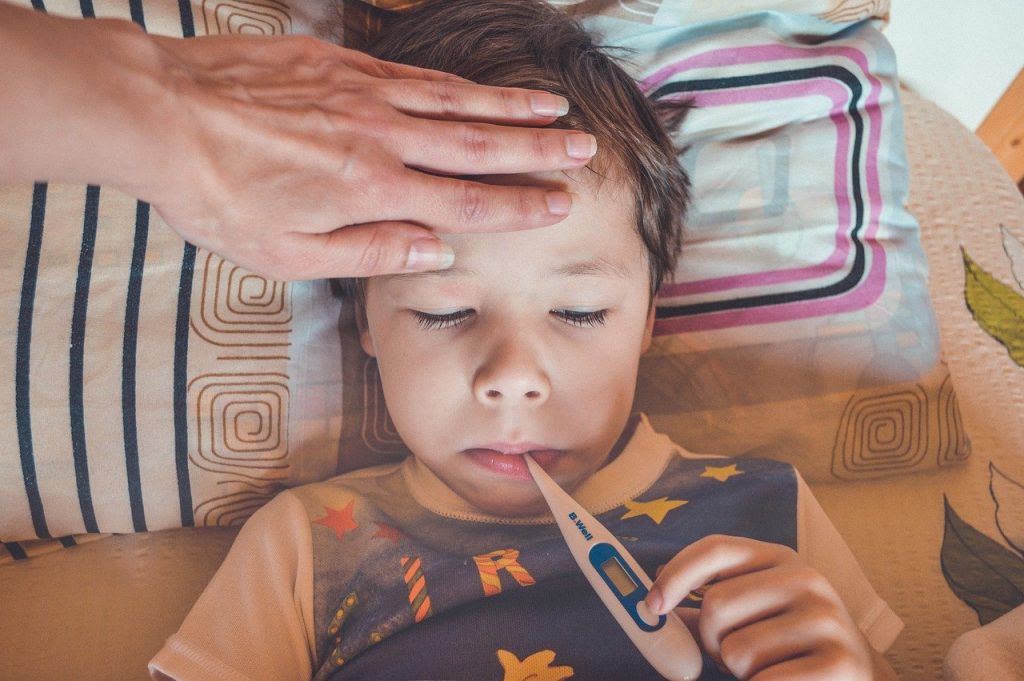 influenza beteg láz