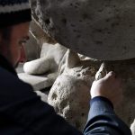 A Lánchíd oroszlánjai restaurálás alatt