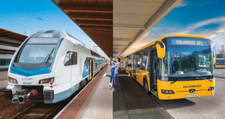MÁV Volán vonat busz