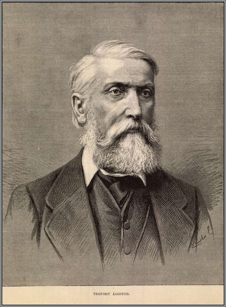 Trefort Ágoston képe 1883-ból (Wikipédia)