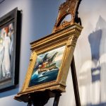 Csontváry Kosztka Tivadar Titokzatos sziget című festménye. Virág Judit Galéria.