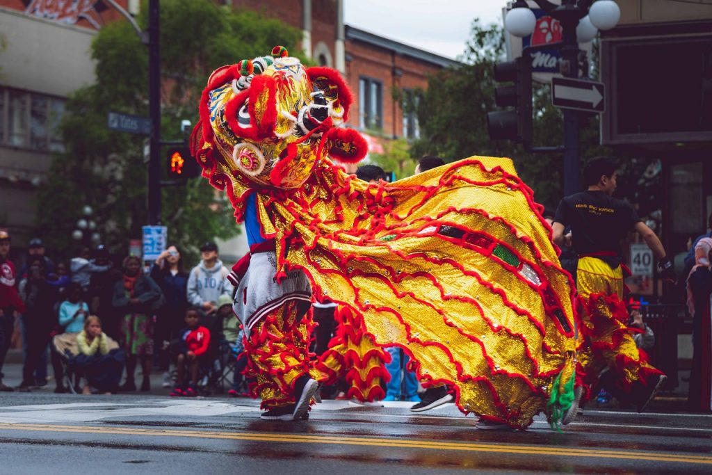 kínai sárkány fesztivál