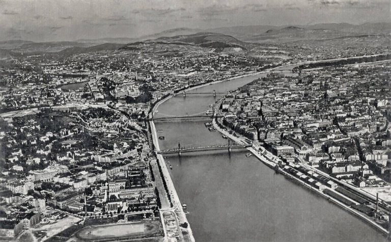 Légifotó Budapestről
