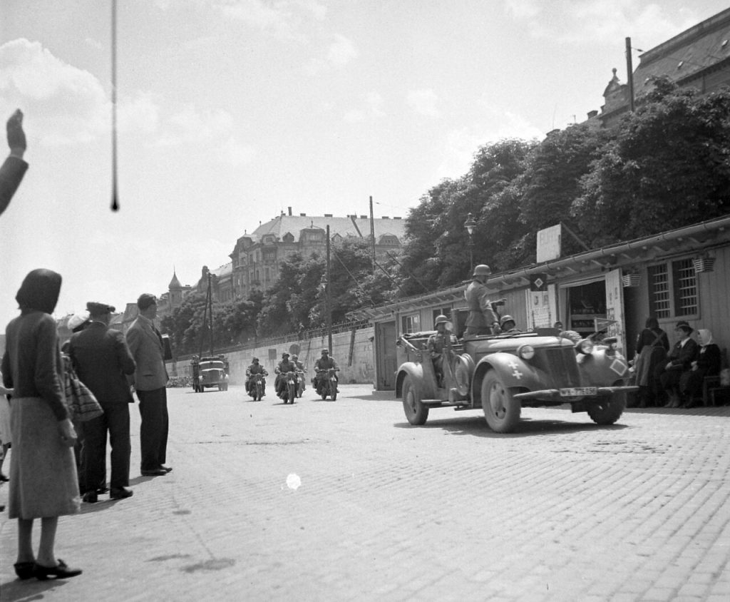 Német csapatok Budapesten