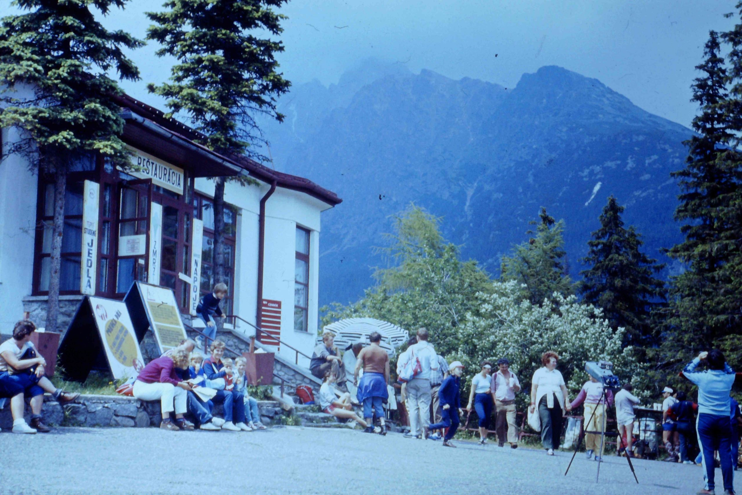 1987.07.09. - Csehszlovákia, Magistrála, Tarajka, háttérben a Lomnici-gerinc