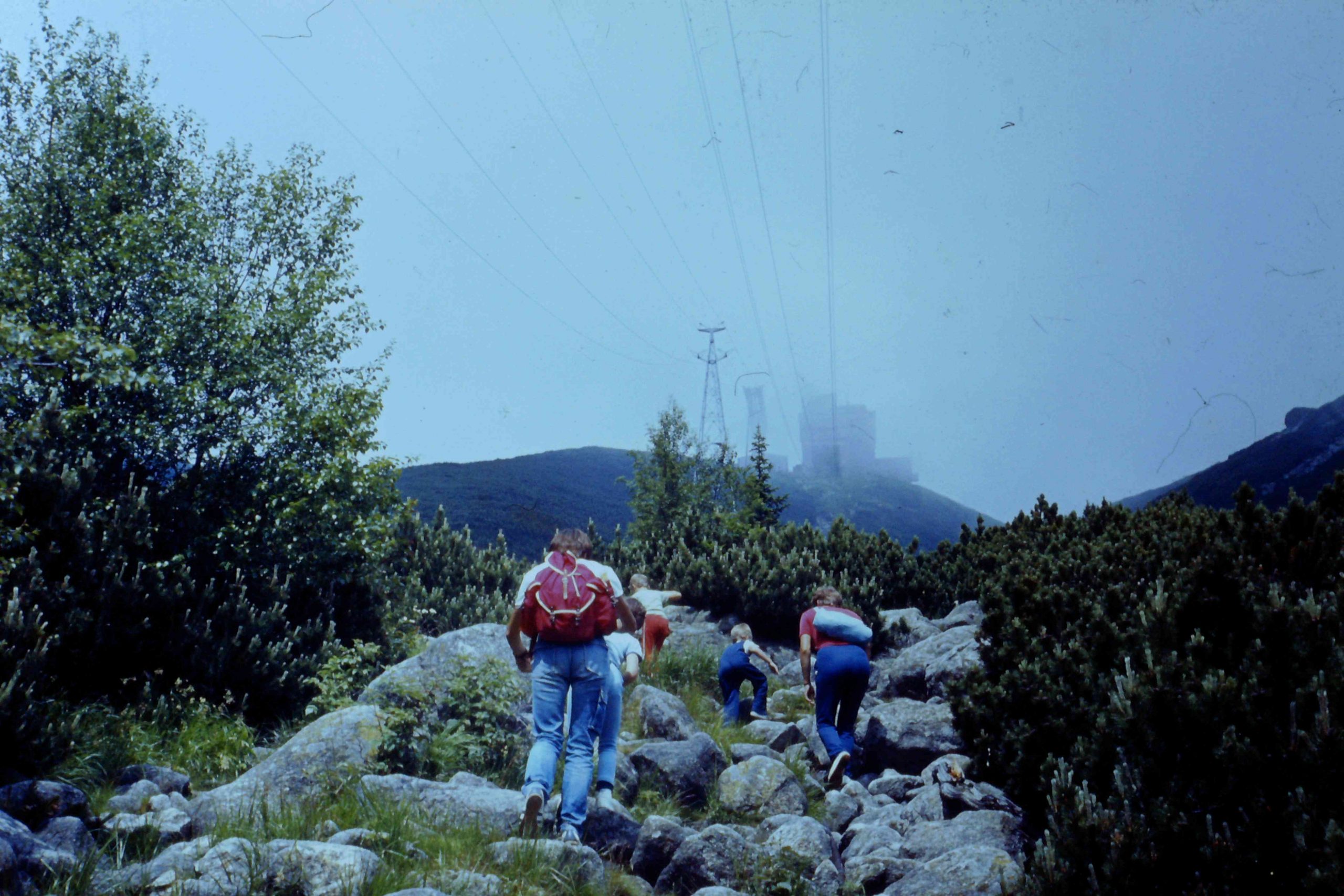 1987.07.13. - Csehszlovákia, Tátralomnic, Encián előtt