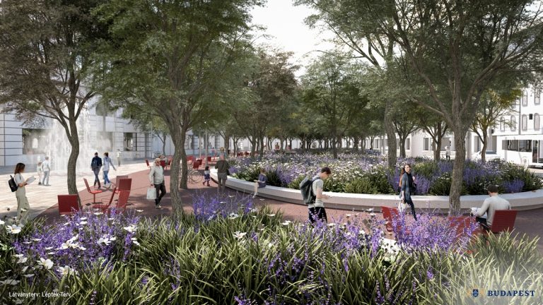 Blaha Lujza tér látványterv