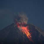 Mount Semeru vulkán