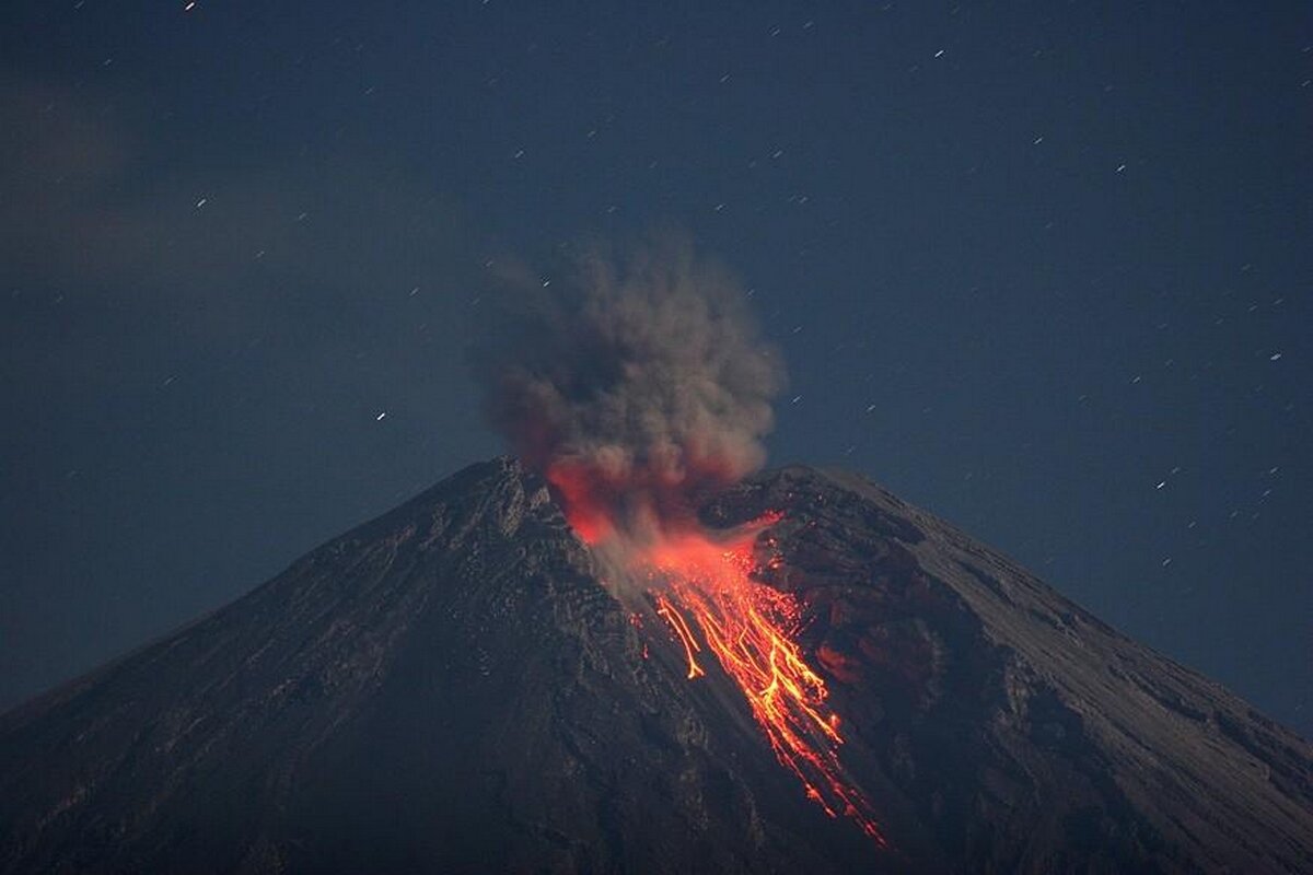 Mount Semeru vulkán