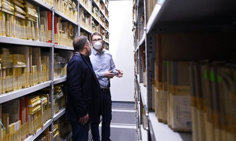 Répászky Lipót és Rune Bjerkesstrand az MTVA archívumában