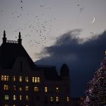 Az ország karácsonyfája 2021. Fotó: MTI magyar parlament