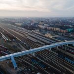 Székesfehérvár vasútállomáson létesült gyalogos felüljáró kivitelezése befejeződött. Fotó: MTI