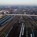 Székesfehérvár vasútállomáson létesült gyalogos felüljáró kivitelezése befejeződött. Fotó: MTI