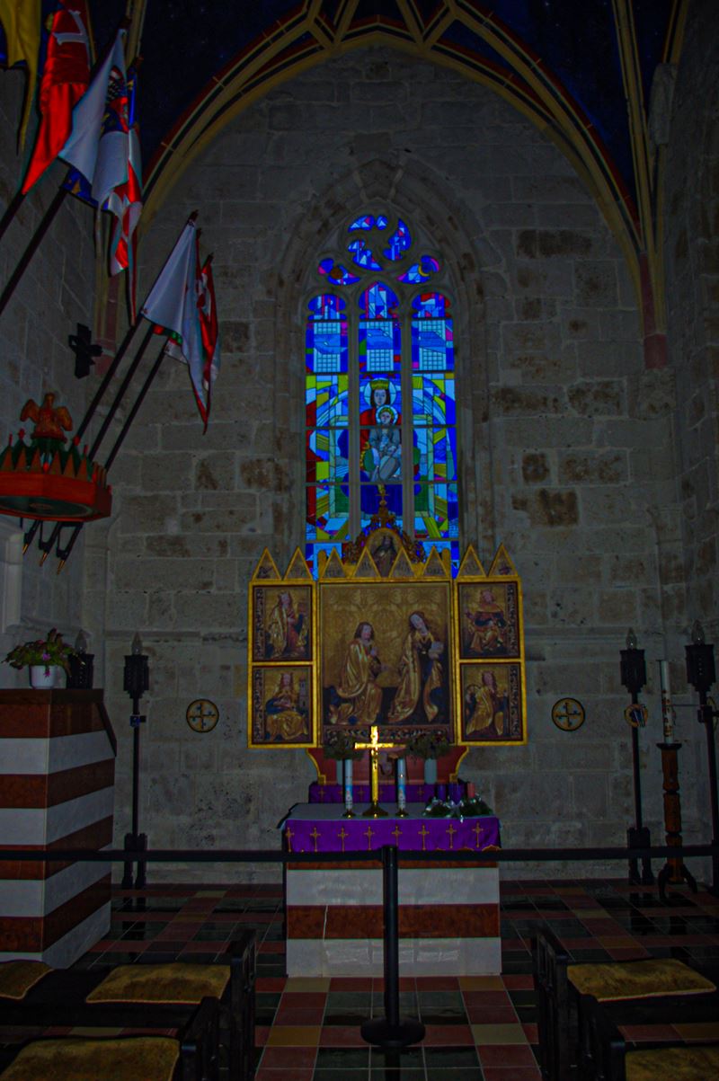 A kápolna oltára