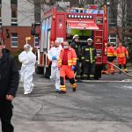 Tűz ütött ki vasárnap reggel a budapesti Szent Imre kórházban. Emberi életet is követelt a tűzeset. Fotó: MTI