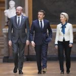 Leyen Macron Michel