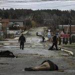 Ukrajna, Oroszország, háború, Bucsa népirtás