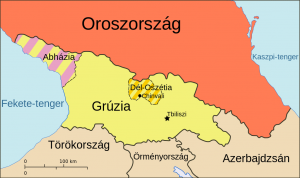 Dél-Osszétia, Abházia, Grúzia