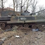 Elpusztított tank