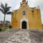 Mexikó 2022 Yucatán-félsziget Templom