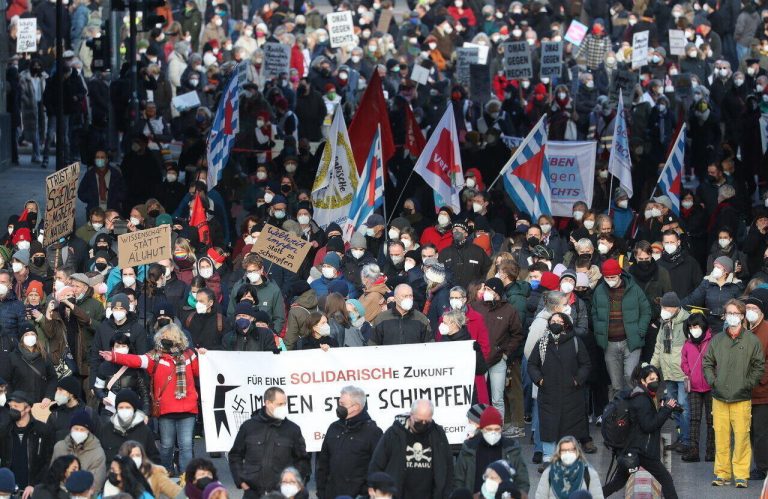 Német covid tüntetés