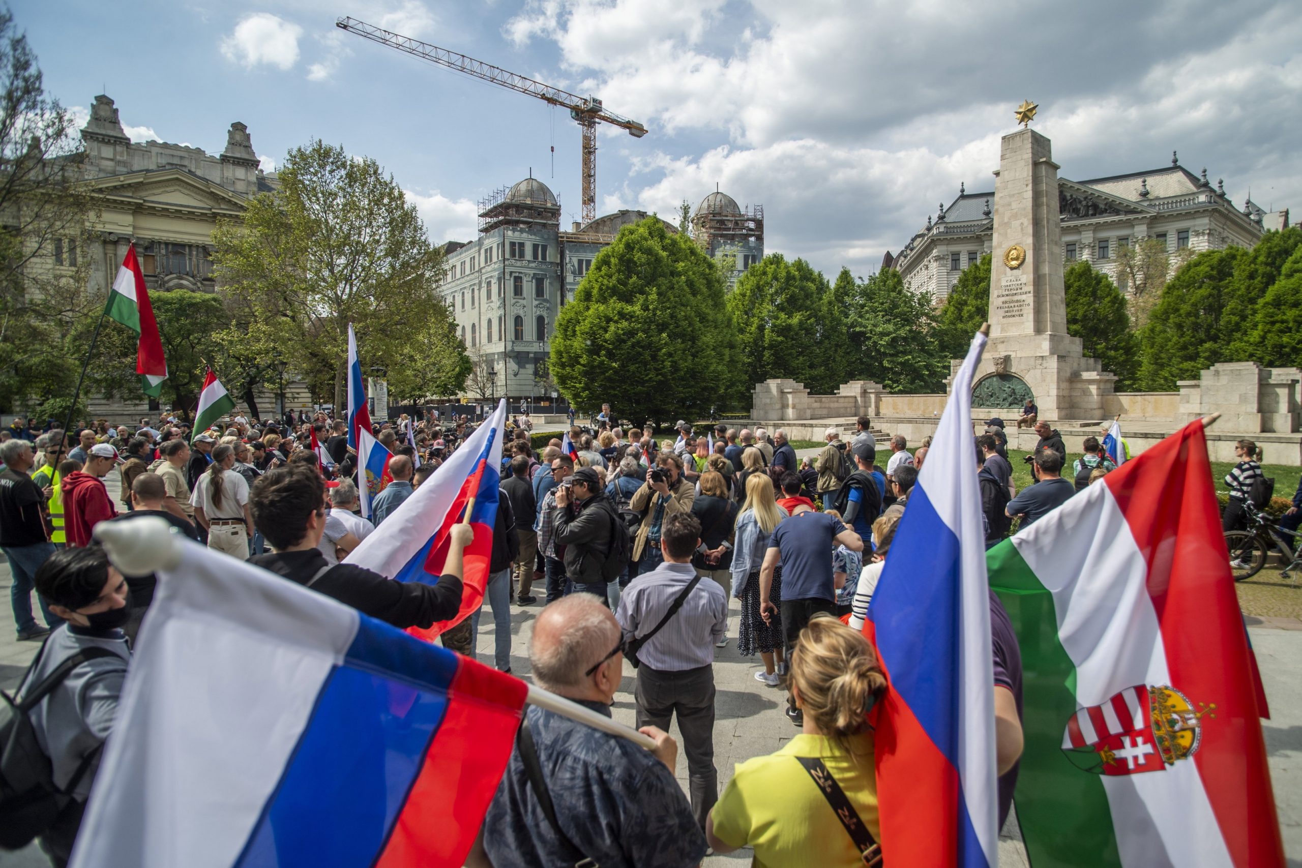 oroszbarát tüntetés