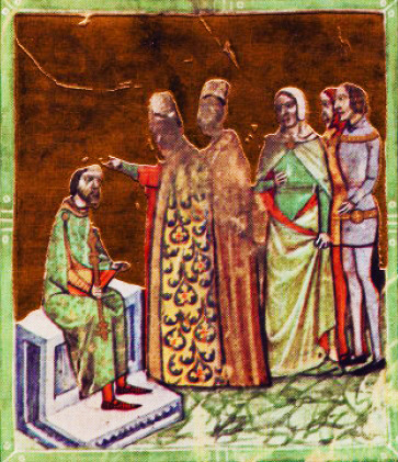 II. András megkoronázása (Wikipédia)
