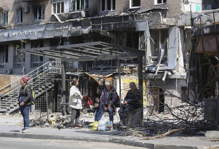 Mariupol buszmegálló