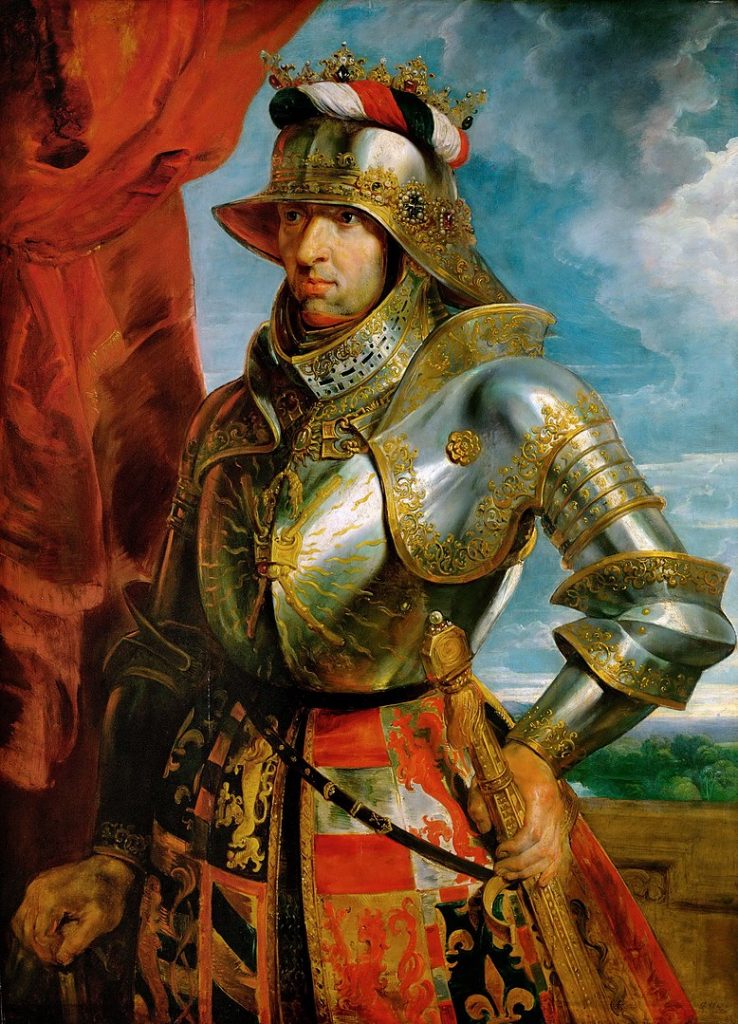 Rubens festménye Habsburg Miksáról, aki Mátyást példaképének tekintette (Wikipédia)
