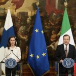 Sanna Marin és Mario Draghi