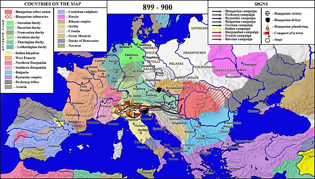 A magyarok brentai győzelemig vezető hadjárata (Wikipédia)