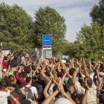 Illegális bevándorlók a magyar-szerb határnál