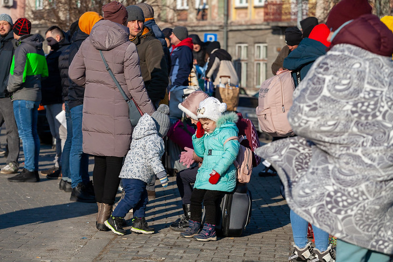 Ukrán menekült gyermekek