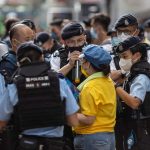 kína hong kong rendőrség