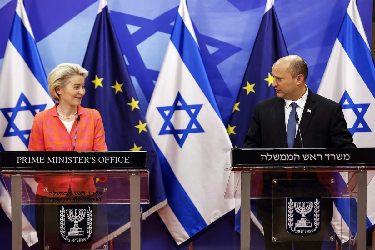 von der leyen izrael