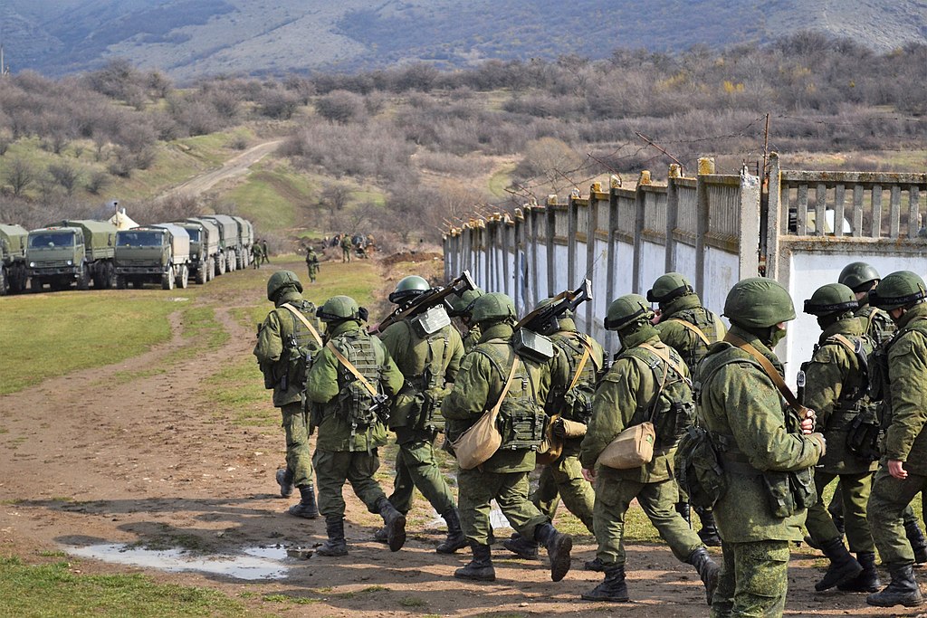 Katonák Krím orosz ukrán háború
