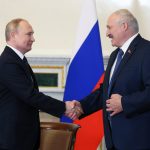 Lukasenka és Putyin Szentpéterváron